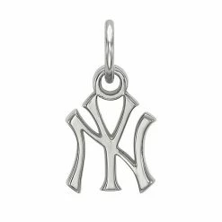 LogoArt Sterling Silver New York Yankees Pendant