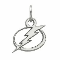 LogoArt Sterling Silver Tampa Bay Lightning Mini Logo Pendant