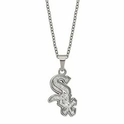 LogoArt Stainless Steel Chicago White Sox Pendant Necklace