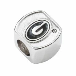 LogoArt Georgia Bulldogs Sterling Silver Bead