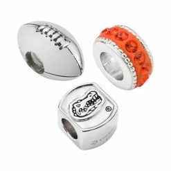LogoArt Florida Gators Sterling Silver Crystal Bead Set