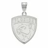 LogoArt Florida Panthers 10k Gold Large Logo Pendant 10k Yellow Gold
