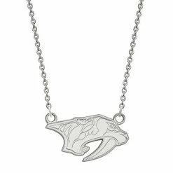 LogoArt Nashville Predators 10k Gold Small Logo Pendant Necklace