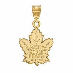 LogoArt Toronto Maple Leafs 14k Gold Logo Pendant 14k Yellow Gold
